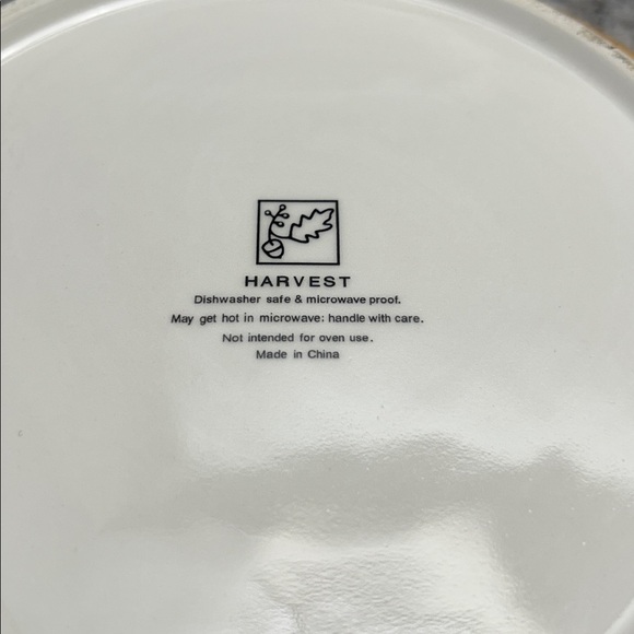 Harvest Autumn Leaf Design Fall Ceramic Large Mixing Bowl - Picture 5 of 7